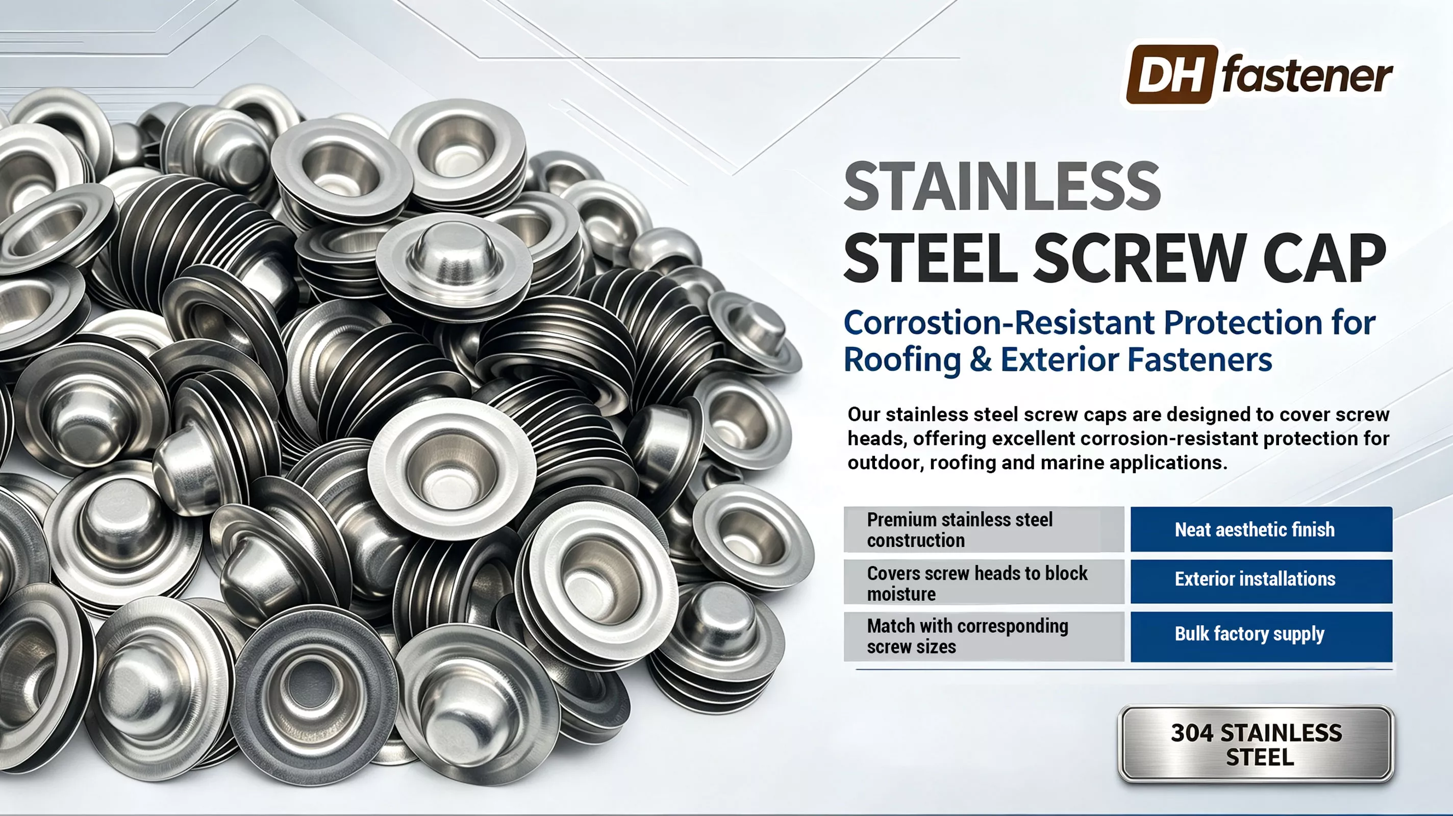 Stainless Steel Screws CapHex Washer Head Slef-Tapping Screw with Painted Heads