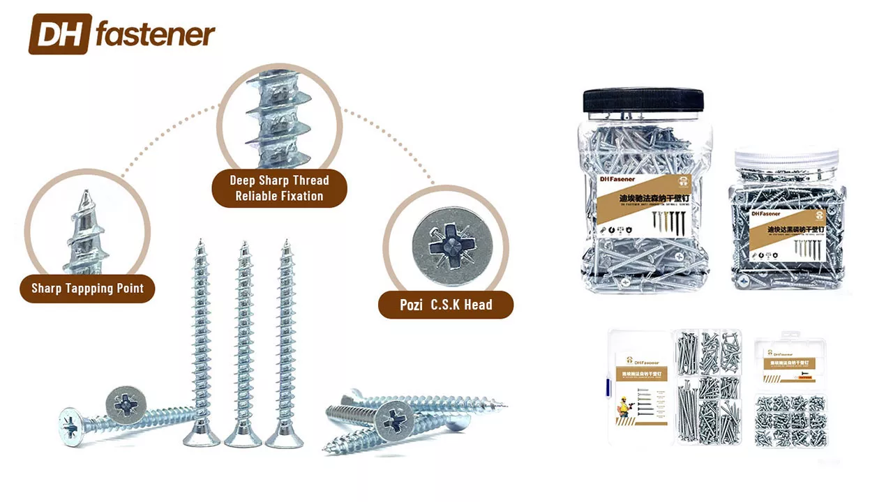 Zinc Double Countersunk Head Chipboard Screw