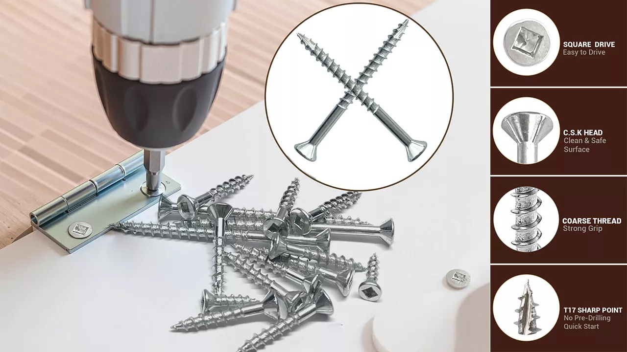 Square Drive Wood Screws