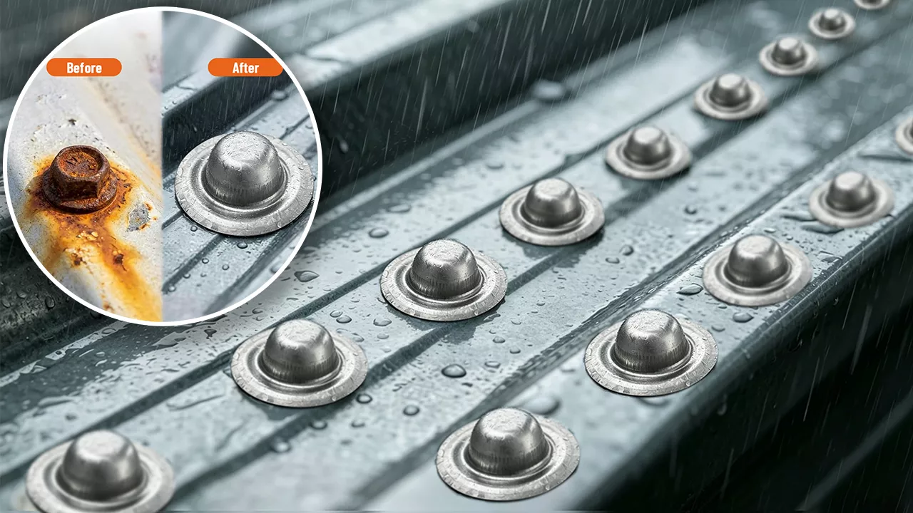 Galvalume Steel Screw Cap